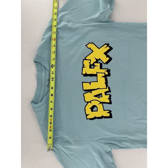 Palace Skateboards T Shirt Mens Size L Nein FX Blue SS21 Streetstyle Skater​​ - Picture 7 of 10